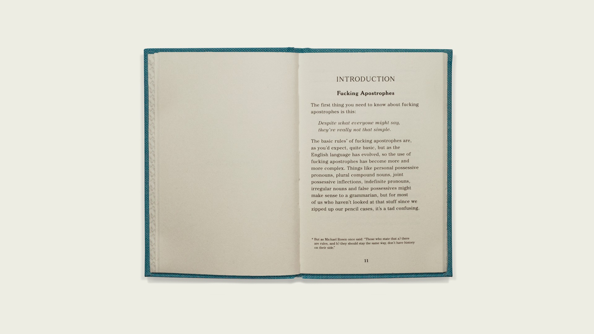 Fucking Apostrophes Introduction}